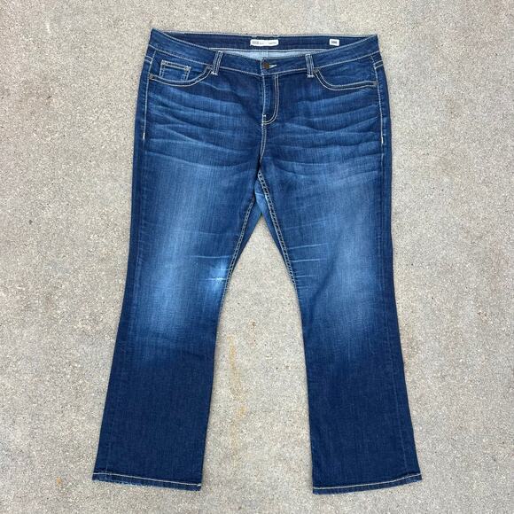 Buckle BKE Harper Boot Stretch Plus Size Womens 38R Blue Jeans - Picture 2 of 7